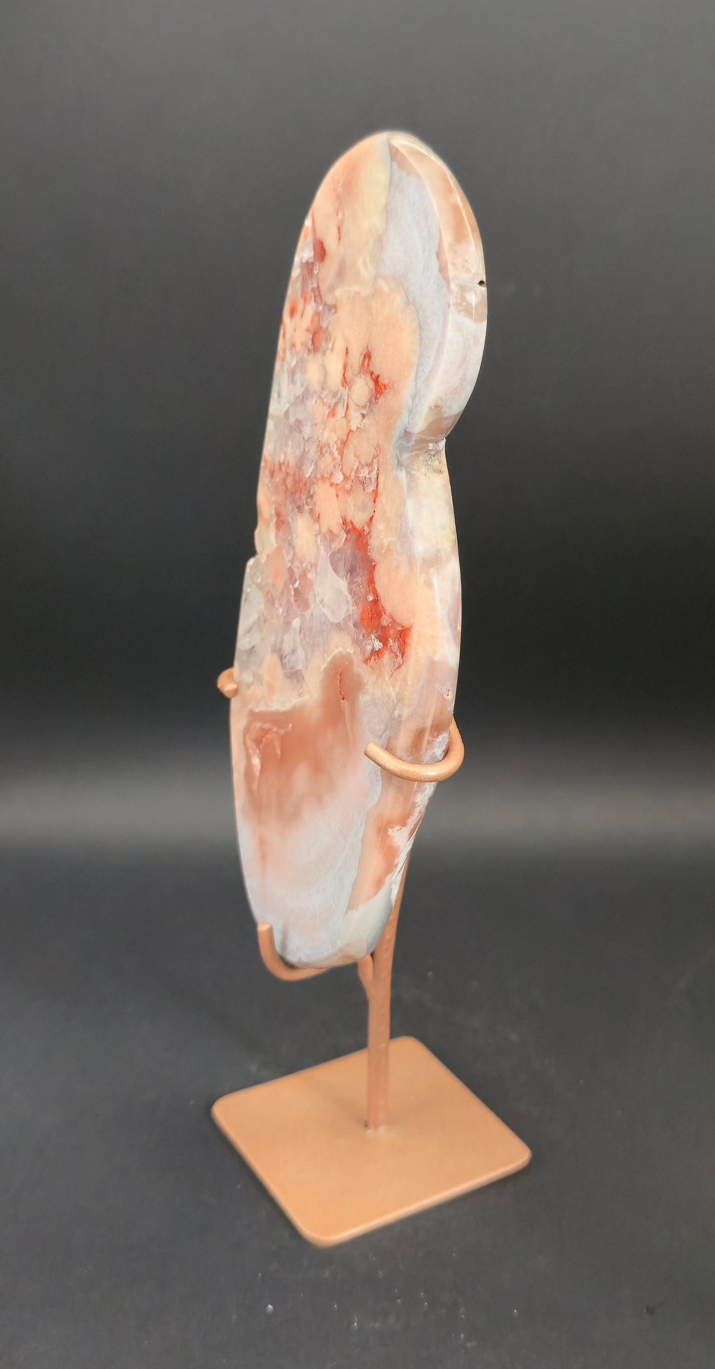 Pink Amethyst Slab on Stand