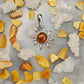 925 Silver & Baltic Amber - Sun Pendant