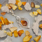 925 Silver & Baltic Amber Pendant