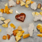 925 Silver & Baltic Amber - Heart Pendant