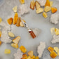 925 Silver & Baltic Amber - Cylinder Pendant