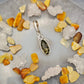 925 Silver & Baltic Amber - Celtic Pendant (Green Amber)