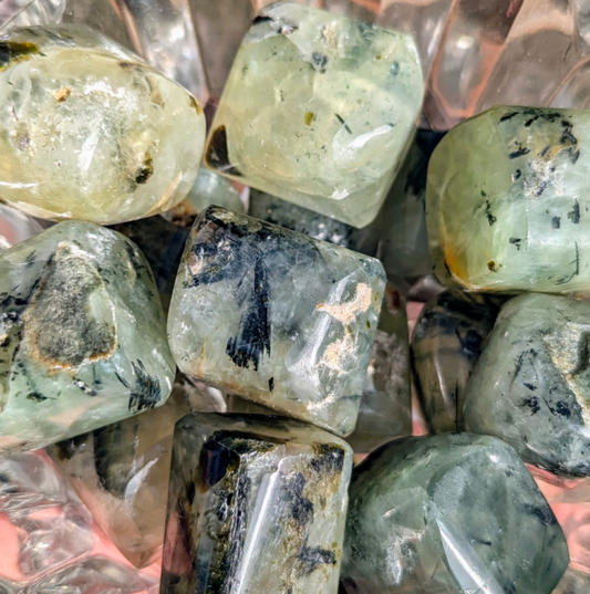 Prehnite & Epidote Tumble XL