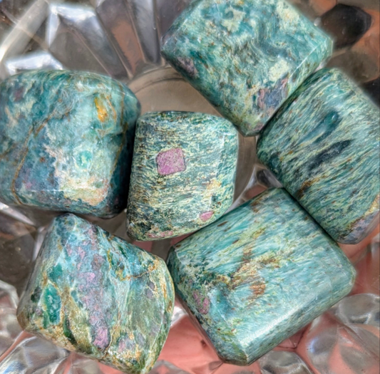 Ruby in Fuchsite Tumble
