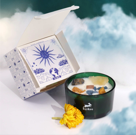 The Sun - Hop Hare Crystal Candle