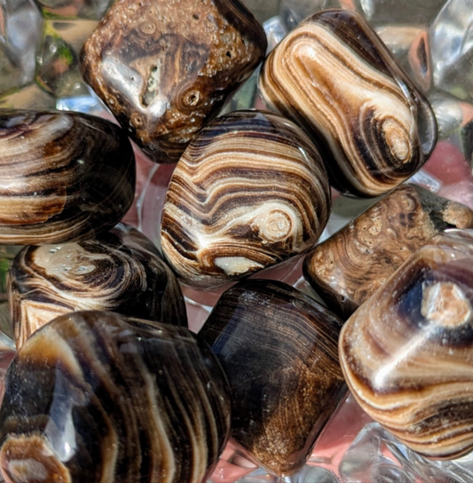 Chocolate Calcite Tumble