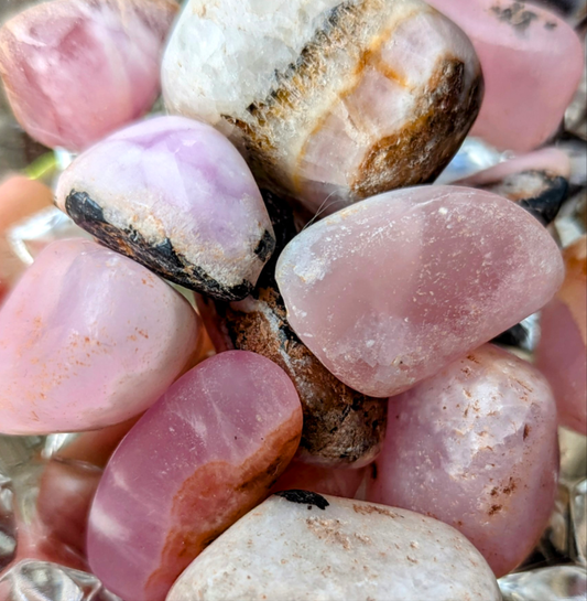 Pink Aragonite Tumble