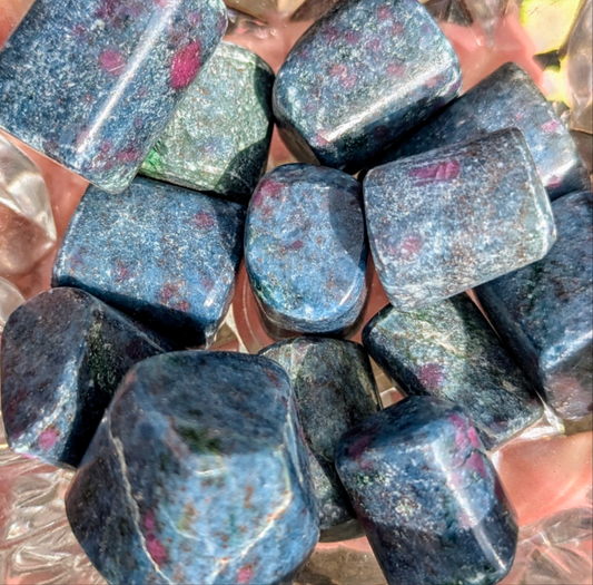 Ruby in Kyanite Tumble