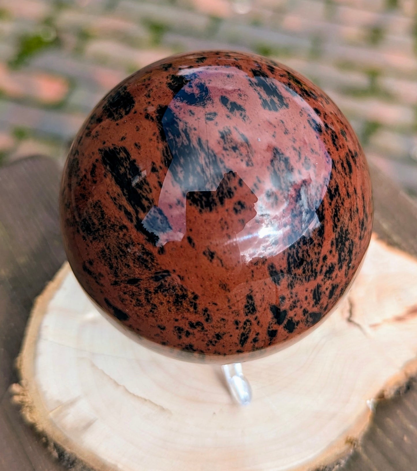 Mahogany Obsidian XL Sphere