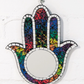 Hamsa Mosaic Hand Mirror - Fair Trade