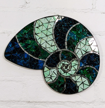 Ammonite Mosaic Wall Hanger