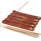 Brass Inlay Mango Wood Incense Burner