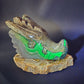 Volcano Agate Dragon Skull Carving
