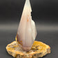 Agate Diamond with Druzy Pocket