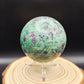 Ruby in Fuchsite Sphere (UV Reactive)