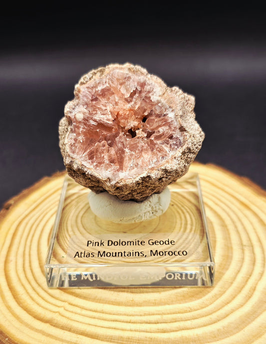 Pink Dolomite Geode