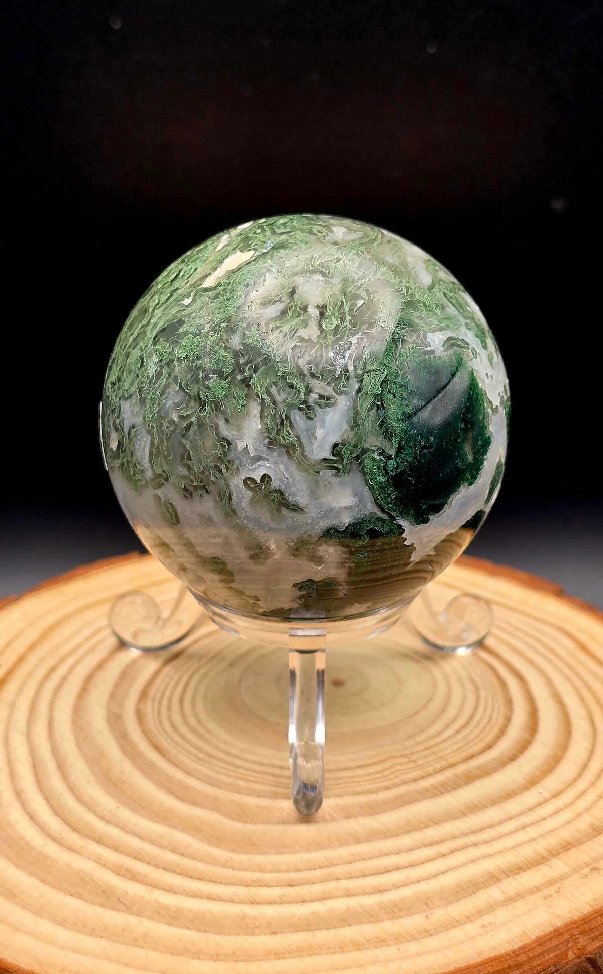 Moss Agate Sphere