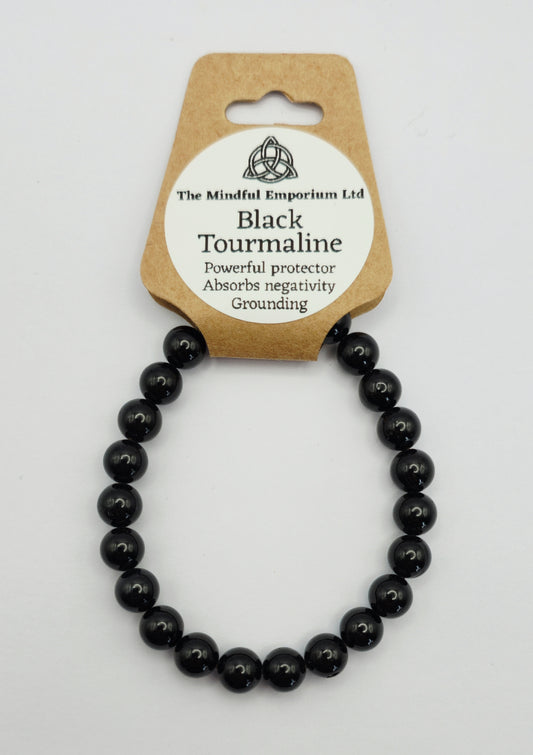 Black Tourmaline 8mm Bracelet