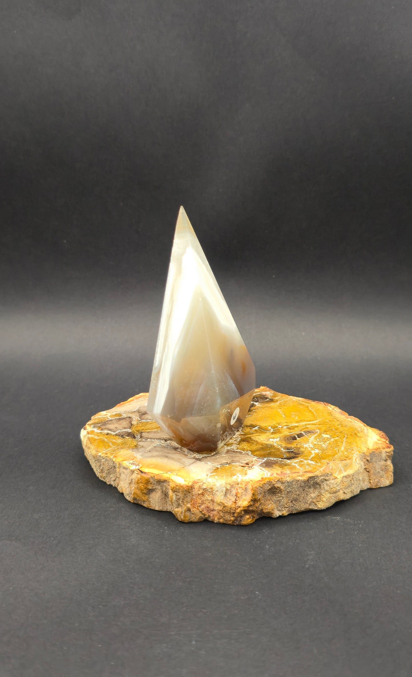 Agate Diamond with Druzy Pocket