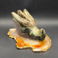 Volcano Agate Dragon Skull Carving