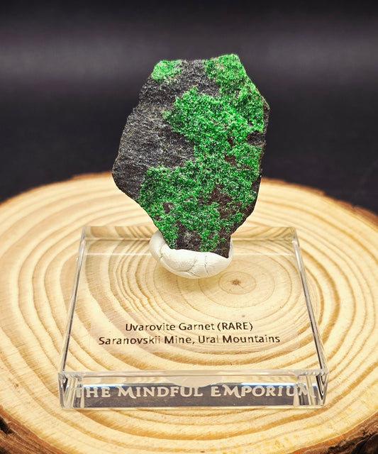 Uvarovite Garnet specimen (Rare)