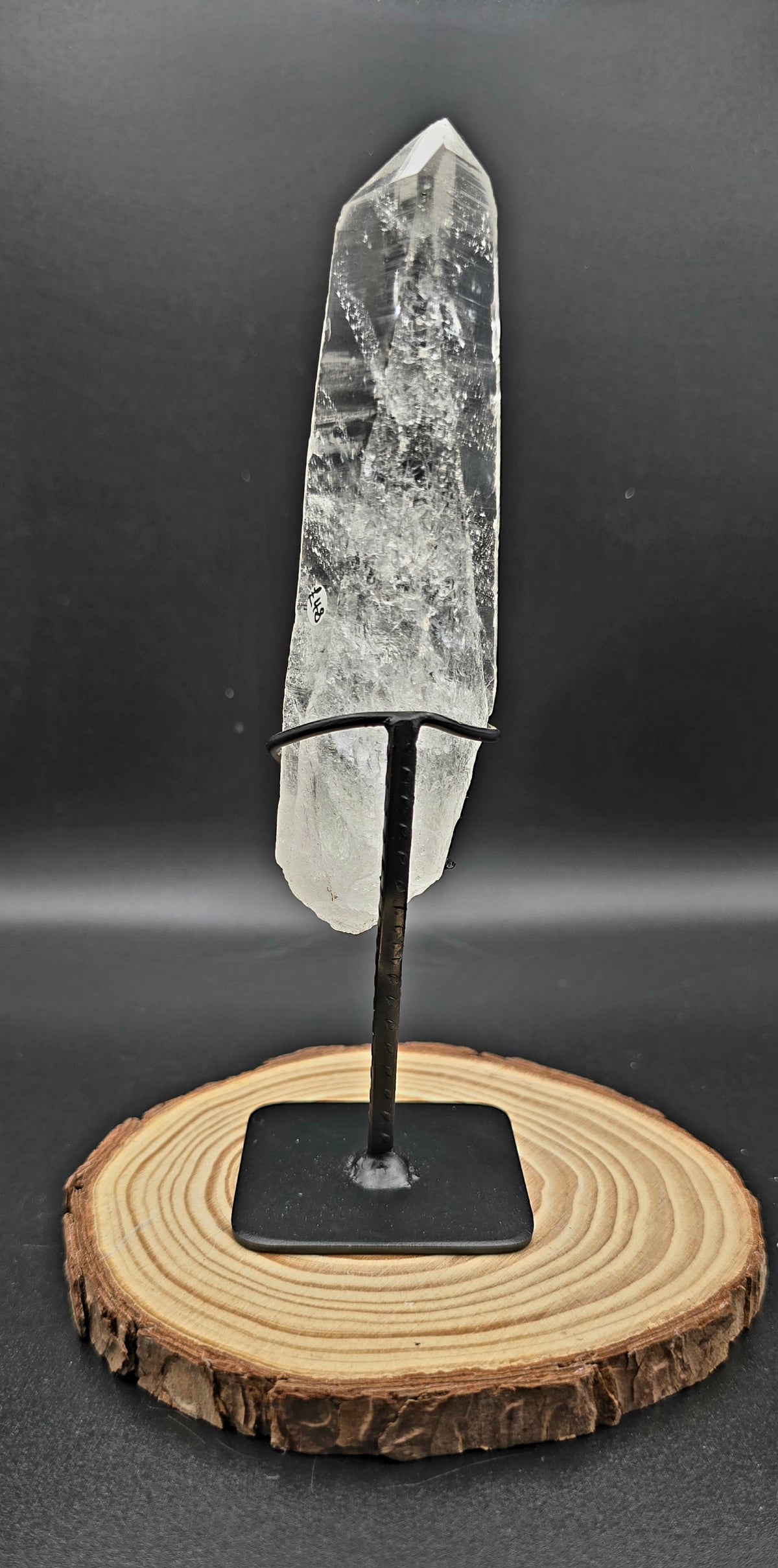 Lemurian Clear Quartz on Stand