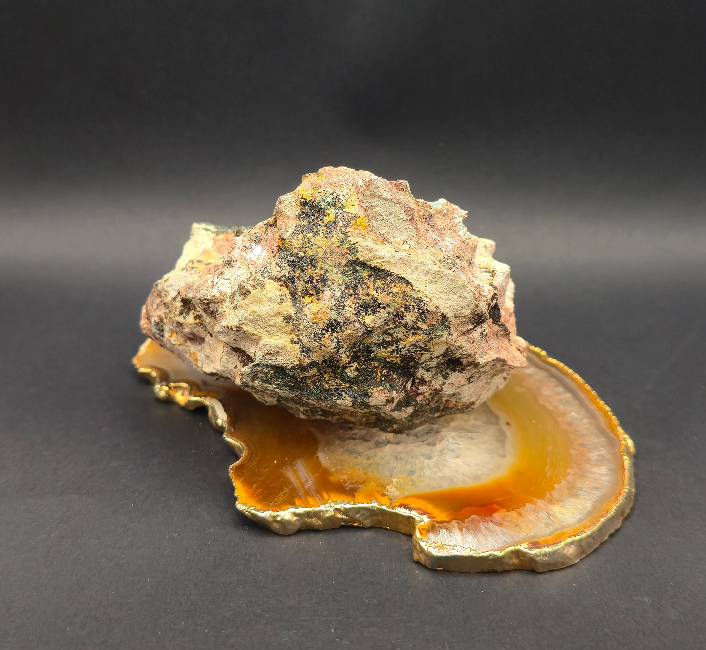 Crystallised Azurite with Malachite