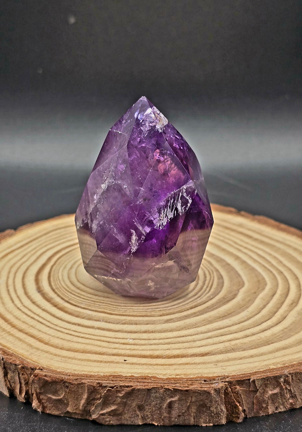 Brazilian Faceted Ametrine