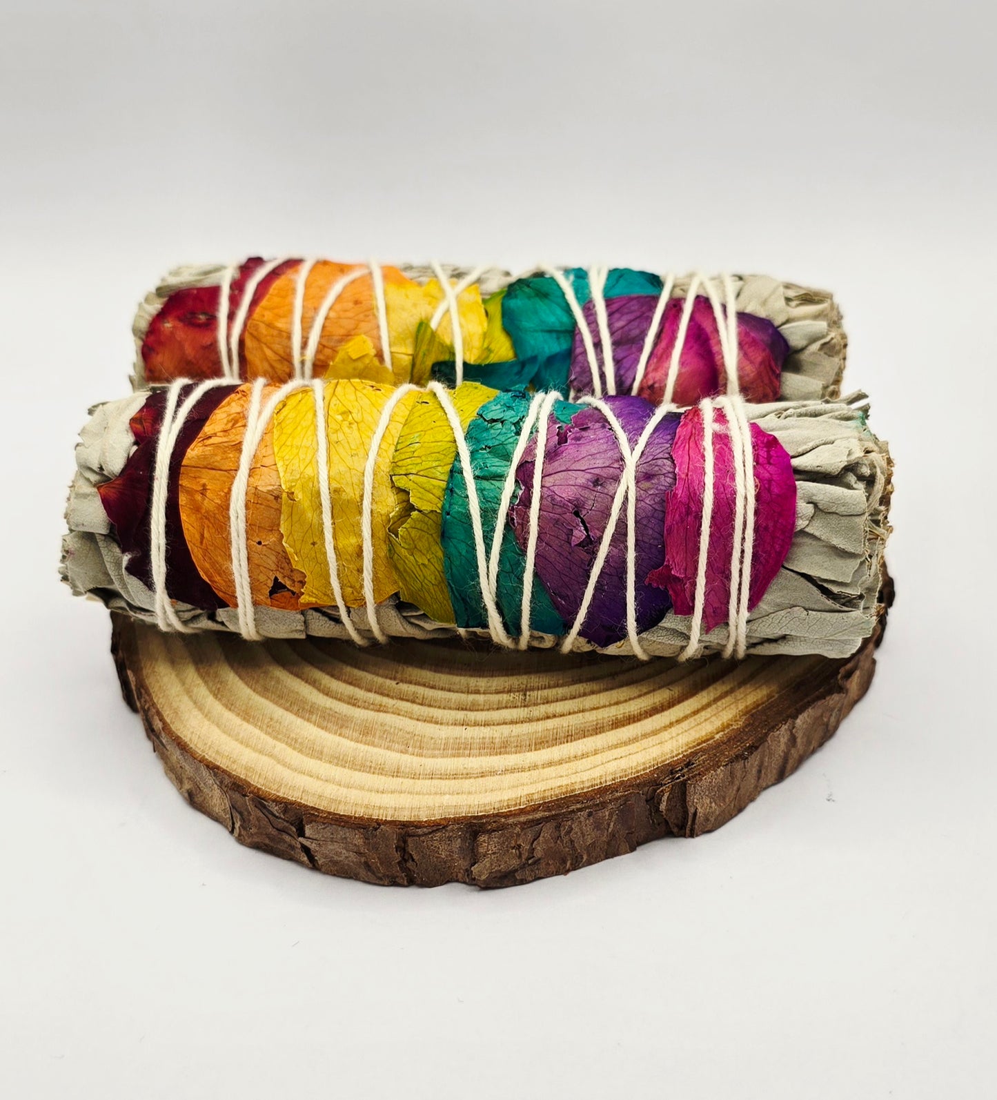 10cm 7 Chakra Smudge Stick