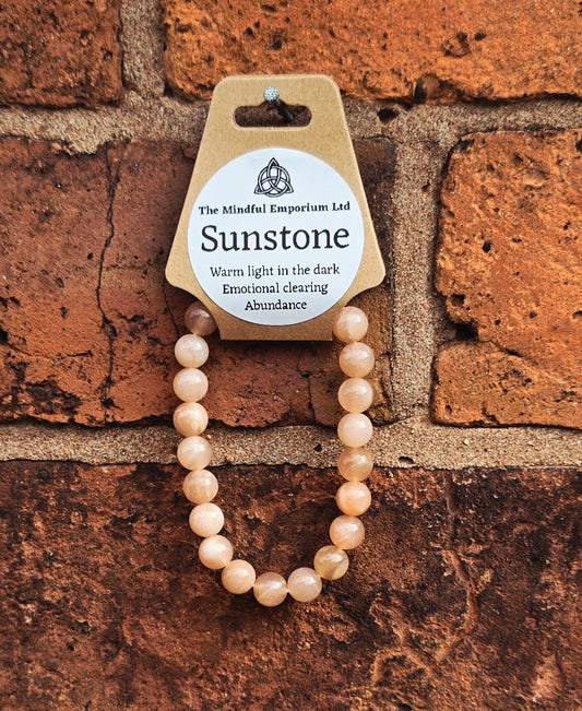 Sunstone 8mm Bracelet