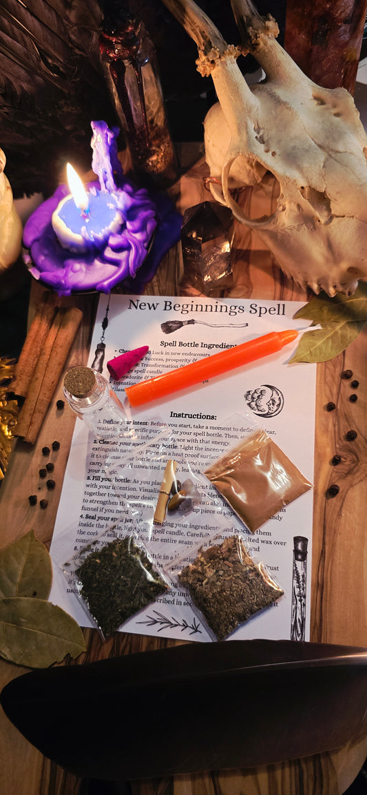 New Beginnings Spell kit