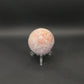 Pink Amethyst Sphere with Druzy Pocket