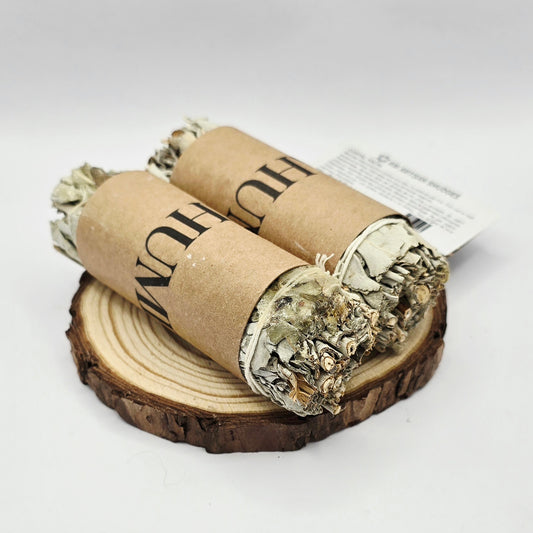10cm White Sage & Copal Smudge Stick