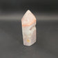 Pink Amethyst Tower with Druzy Pocket