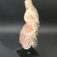 Pink Amethyst Geode segment on Stand