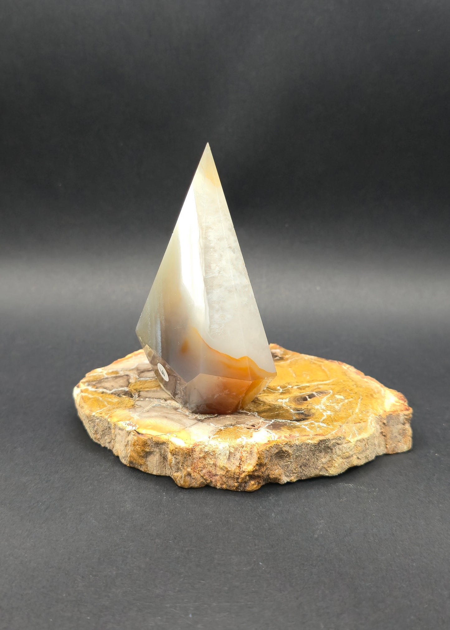 Agate Diamond with Druzy Pocket