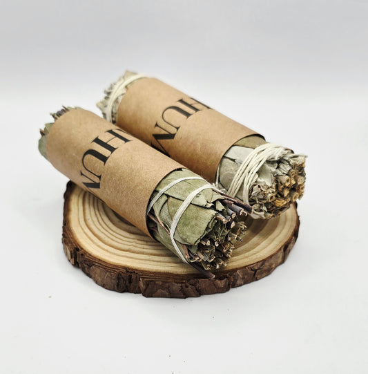 10cm White Sage & Eucalyptus Smudge Stick