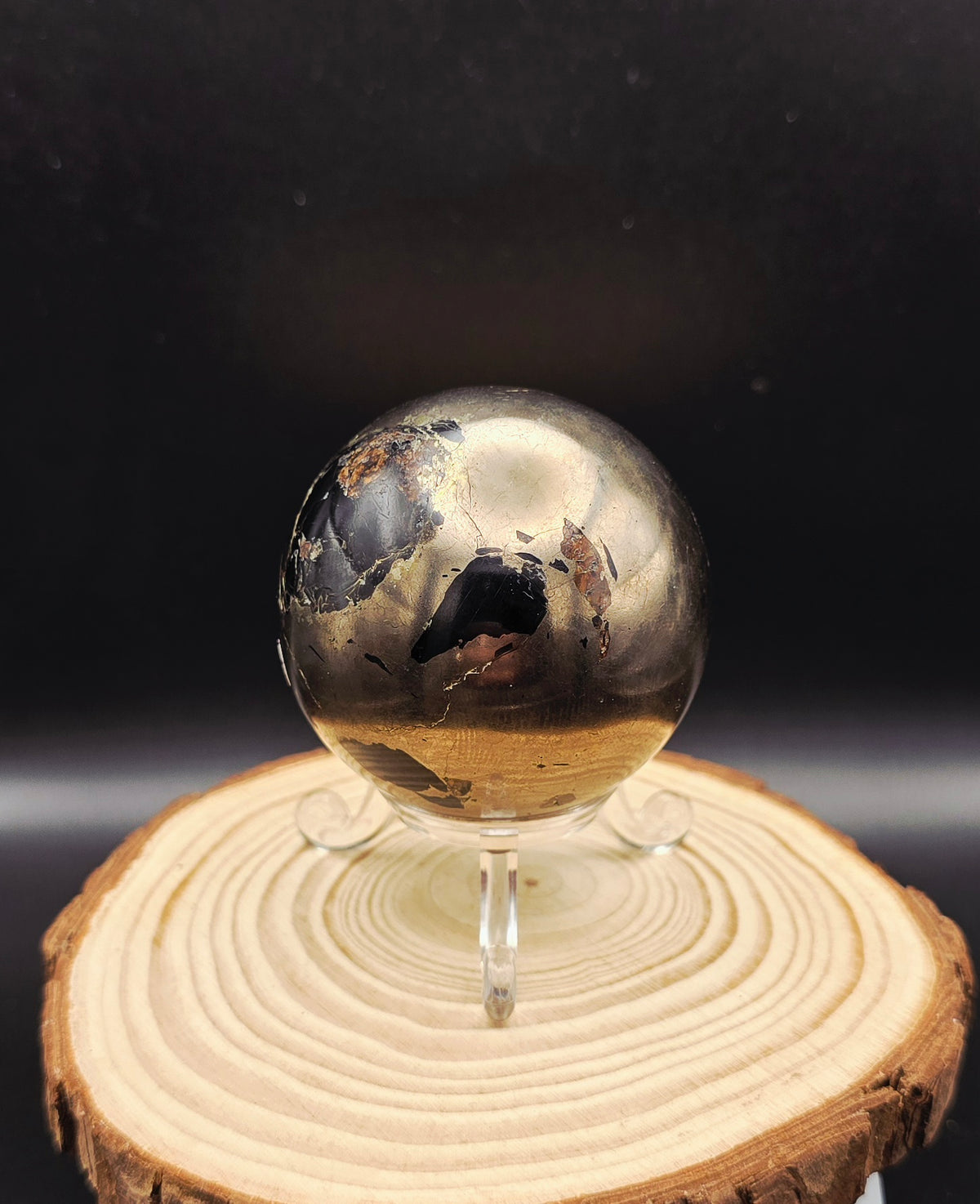 Pyrite Sphere (Lion Quartz)