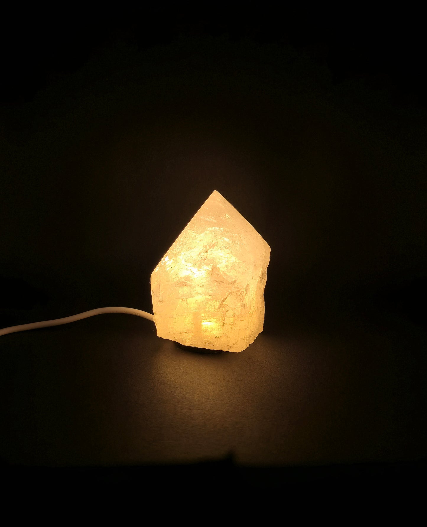 Clear Quartz Lamp - USB