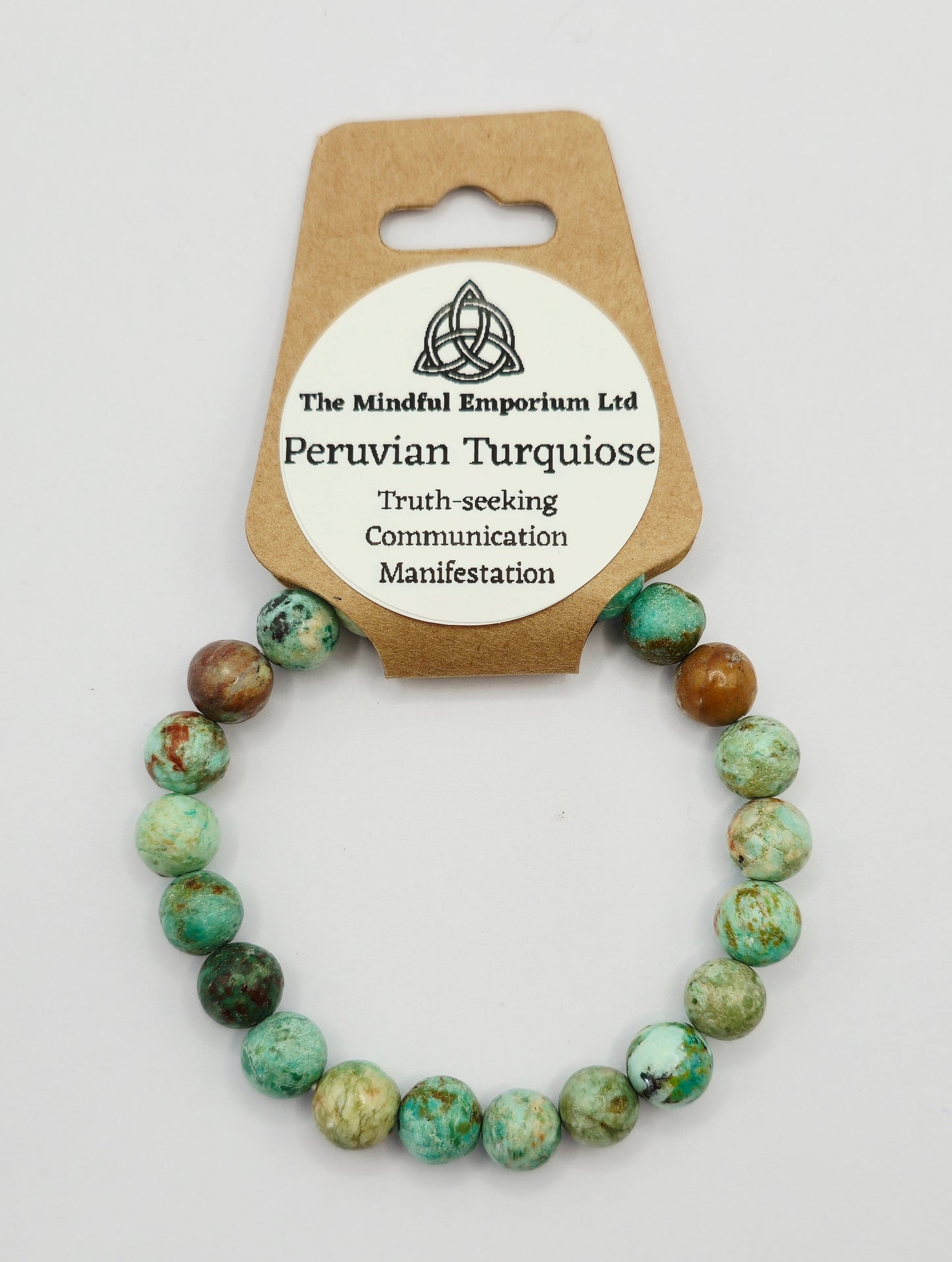 Peruvian Turqoise 8mm Bracelet