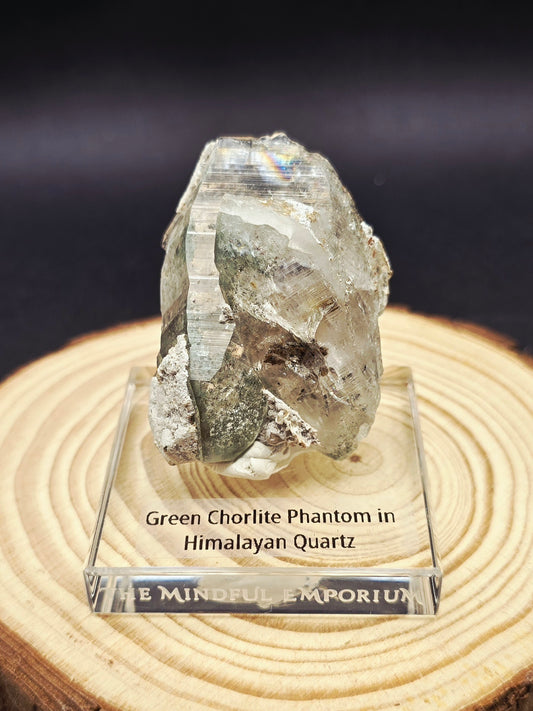 Green Chlorite Quartz (phantom) Specimen