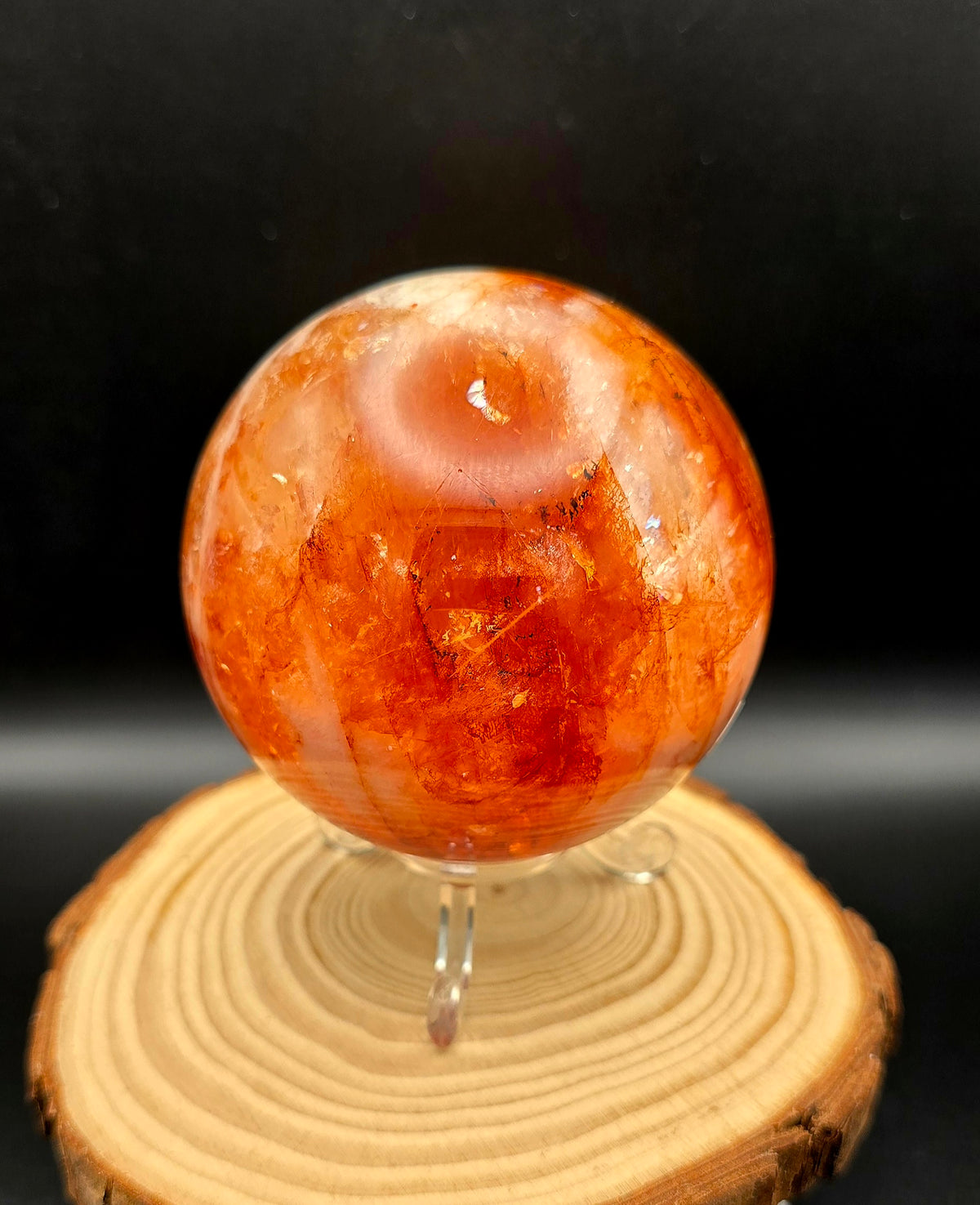 Fire Quartz Sphere
