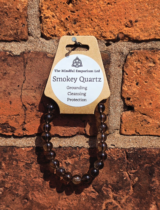 Smokey Quartz 8mm Bracelet