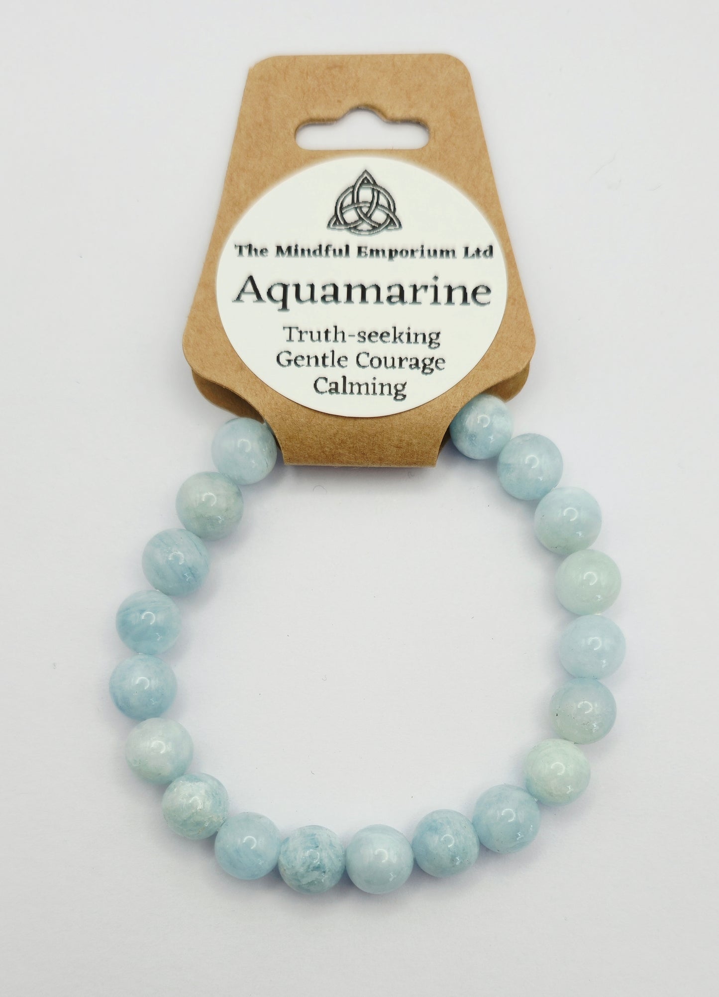 Aquamarine 8mm Bracelet