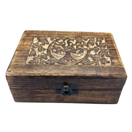 Tree of Life mango wood box