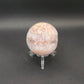 Pink Amethyst Sphere with Druzy Pocket
