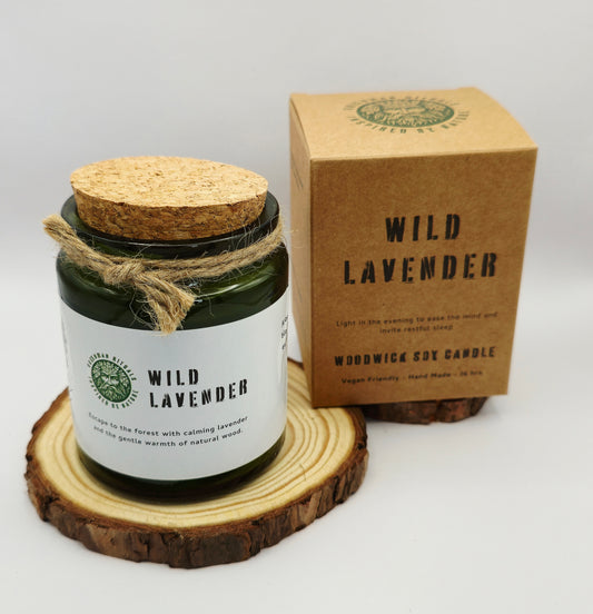 Green Man Wild Lavender Soy Wax Candle