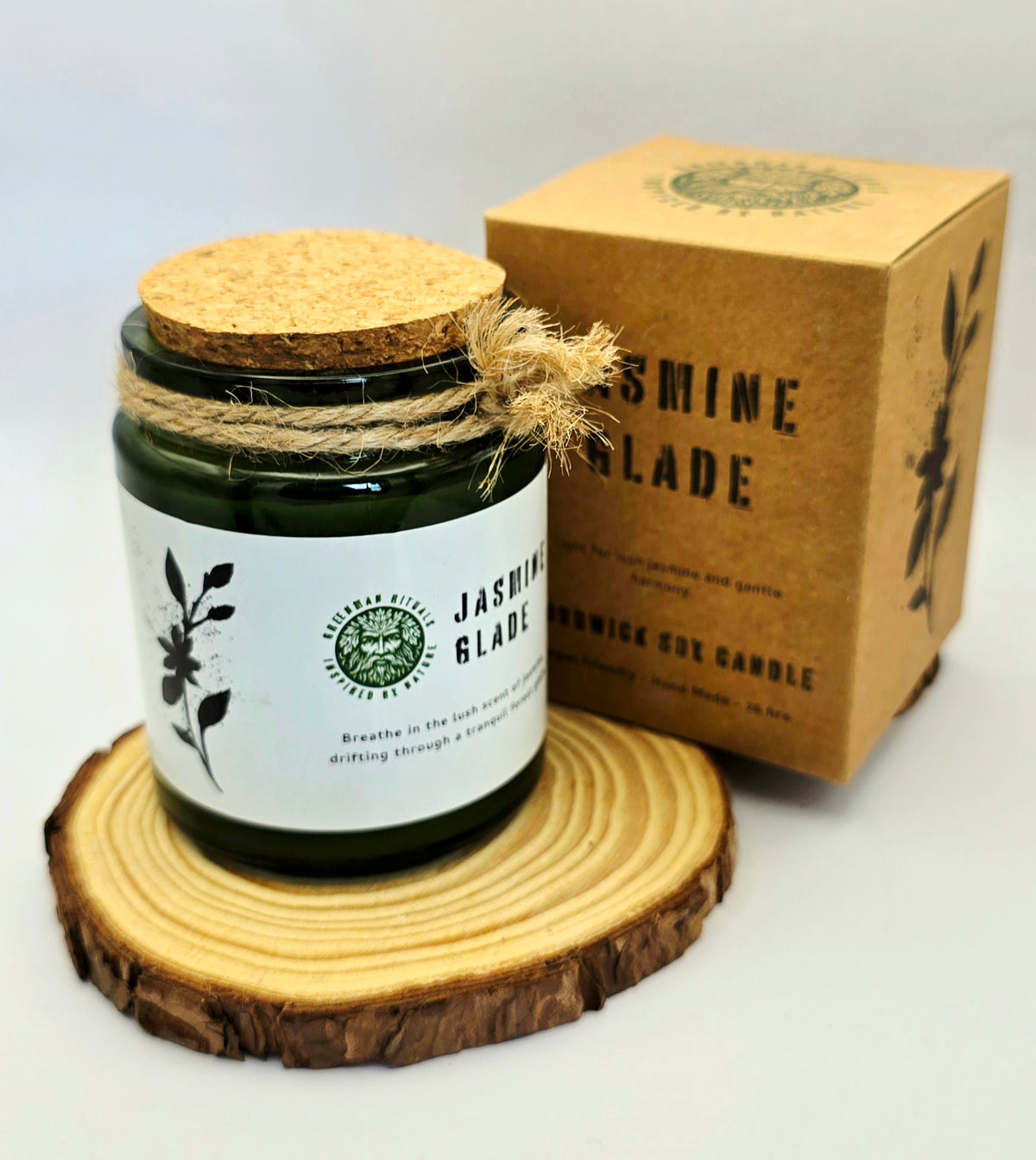 Green Man Jasmine Glade Soy Wax Candle