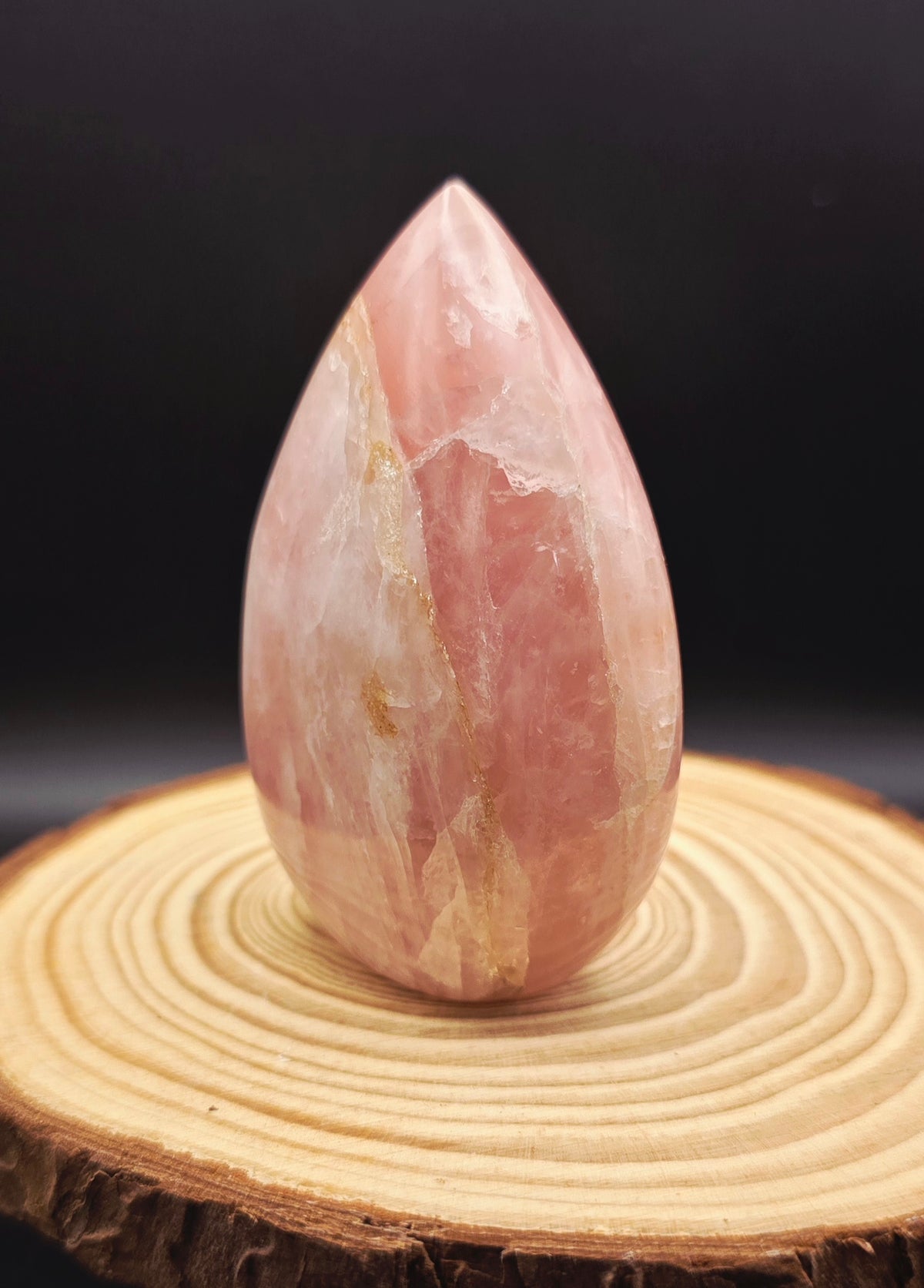 Rose Quartz Flame Freeform