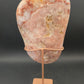 Pink Amethyst Slab on Stand